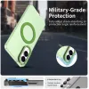 Coque arrière Phonesta HardFrost avec MagSafe pour Samsung Galaxy S25 Edge - Vert mat 4