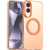 Coque arrière Phonesta HardFrost avec MagSafe pour Samsung Galaxy S25 Edge - Orange mat 0