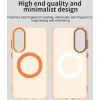 Coque arrière Phonesta HardFrost avec MagSafe pour Samsung Galaxy S25 Edge - Orange mat 2