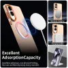 Coque arrière Phonesta HardFrost avec MagSafe pour Samsung Galaxy S25 Edge - Orange mat 3
