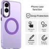Coque arrière Phonesta HardFrost avec MagSafe pour Samsung Galaxy S25 Edge - Violet mat 2