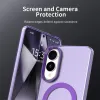 Coque arrière Phonesta HardFrost avec MagSafe pour Samsung Galaxy S25 Edge - Violet mat 7