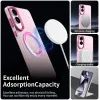 Coque arrière Phonesta HardFrost avec MagSafe pour Samsung Galaxy S25 Edge - Rose mat 3