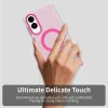 Coque arrière Phonesta HardFrost avec MagSafe pour Samsung Galaxy S25 Edge - Rose mat 5