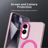 Coque arrière Phonesta HardFrost avec MagSafe pour Samsung Galaxy S25 Edge - Rose mat 6