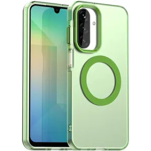 Coque arrière Phonesta HardFrost avec MagSafe pour Samsung Galaxy A17/A26 - Vert mat