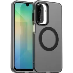 Coque arrière Phonesta HardFrost avec MagSafe pour Samsung Galaxy A17/A26 - Noir mat