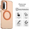 Coque arrière Phonesta HardFrost avec MagSafe pour Samsung Galaxy A36/A56 - Orange mat 3