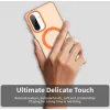 Coque arrière Phonesta HardFrost avec MagSafe pour Samsung Galaxy A36/A56 - Orange mat 4