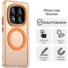 Coque arrière Phonesta HardFrost avec MagSafe pour Xiaomi Redmi Note 14 Pro 4G - Orange mat 2