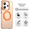 Coque arrière Phonesta HardFrost avec MagSafe pour Xiaomi Redmi Note 14 4G - Orange mat 2
