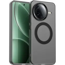 Coque arrière Phonesta HardFrost avec MagSafe pour Xiaomi Poco F7 Pro - Noir mat