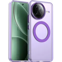 Coque arrière Phonesta HardFrost avec MagSafe pour Xiaomi Poco F7 Ultra - Violet mat