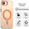 Coque arrière Phonesta HardFrost avec MagSafe pour Apple iPhone 17e/16e - Orange mat 2