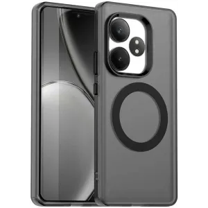 Coque arrière Phonesta HardFrost avec MagSafe pour Realme GT 6 - Noir mat