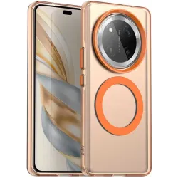 Coque arrière Phonesta HardFrost avec MagSafe pour HONOR Magic7 Lite - Orange mat