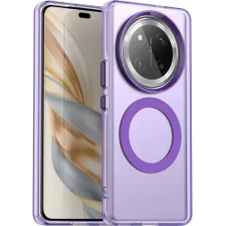 Coque arrière Phonesta HardFrost avec MagSafe pour HONOR Magic7 Lite - Violet mat