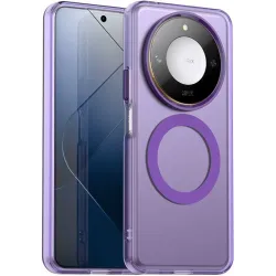 Coque arrière Phonesta HardFrost avec MagSafe pour HONOR X9c Smart - Violet mat