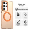 Coque arrière Phonesta HardFrost avec MagSafe pour Samsung Galaxy S25 Ultra - Orange mat 2
