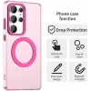 Coque arrière Phonesta HardFrost avec MagSafe pour Samsung Galaxy S25 Ultra - Rose mat 2