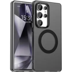 Coque arrière Phonesta HardFrost avec MagSafe pour Samsung Galaxy S25 Ultra - Noir mat