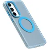 Coque arrière Phonesta HardFrost avec MagSafe pour Samsung Galaxy S25/S24 - Bleu mat 6