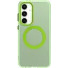 Coque arrière Phonesta HardFrost avec MagSafe pour Samsung Galaxy S25/S24 - Vert mat 2