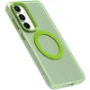 Coque arrière Phonesta HardFrost avec MagSafe pour Samsung Galaxy S25/S24 - Vert mat 6