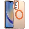 Coque arrière Phonesta HardFrost avec MagSafe pour Samsung Galaxy A35 - Orange mat 0