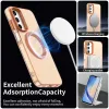 Coque arrière Phonesta HardFrost avec MagSafe pour Samsung Galaxy A35 - Orange mat 2