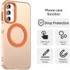 Coque arrière Phonesta HardFrost avec MagSafe pour Samsung Galaxy A35 - Orange mat 3