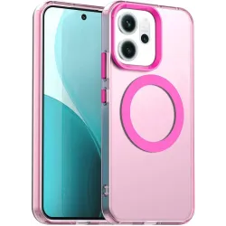 Coque arrière Phonesta HardFrost avec MagSafe pour Oppo Reno14 - Rose mat