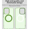 Coque arrière Phonesta HardFrost avec MagSafe pour Oppo Reno14 F/FS - Vert mat 3