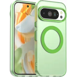 Coque arrière Phonesta HardFrost avec MagSafe pour Google Pixel 10 Pro XL - Vert mat