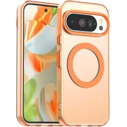 Coque arrière Phonesta HardFrost avec MagSafe pour Google Pixel 10 Pro XL - Orange mat