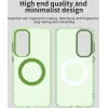 Coque arrière Phonesta HardFrost avec MagSafe pour Samsung Galaxy S25 FE - Vert mat 3