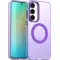 Coque arrière Phonesta HardFrost avec MagSafe pour Samsung Galaxy S25 FE - Violet mat
