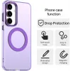 Coque arrière Phonesta HardFrost avec MagSafe pour Samsung Galaxy S25 FE - Violet mat 5