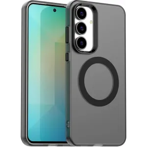 Coque arrière Phonesta HardFrost avec MagSafe pour Samsung Galaxy S25 FE - Noir mat