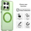 Coque arrière Phonesta HardFrost avec MagSafe pour Motorola Edge 60 / Edge 60 Fusion - Vert mat 5
