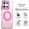 Coque arrière Phonesta HardFrost avec MagSafe pour Motorola Moto G56 - Rose mat 5
