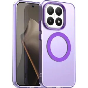 Coque arrière Phonesta HardFrost avec MagSafe pour Xiaomi 15T - Violet mat