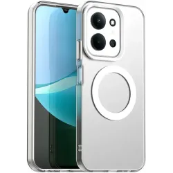 Coque arrière Phonesta HardFrost avec MagSafe pour Xiaomi Redmi 15C / Xiaomi Poco C85 - Blanc mat