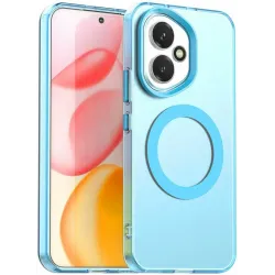 Coque arrière Phonesta HardFrost avec MagSafe pour HONOR 400 - Bleu mat