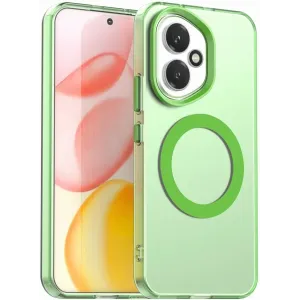 Coque arrière Phonesta HardFrost avec MagSafe pour HONOR 400 - Vert mat