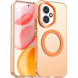 Coque arrière Phonesta HardFrost avec MagSafe pour HONOR 400 - Orange mat