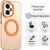 Coque arrière Phonesta HardFrost avec MagSafe pour HONOR 400 - Orange mat 5