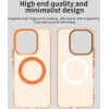Coque arrière Phonesta HardFrost avec MagSafe pour HONOR 400 Lite - Orange mat 2