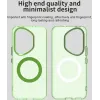 Coque arrière Phonesta HardFrost avec MagSafe pour HONOR 400 Pro - Vert mat 3