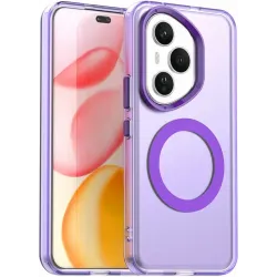 Coque arrière Phonesta HardFrost avec MagSafe pour HONOR 400 Pro - Violet mat